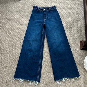 zw marine straight leg jeans from zara (size 4)